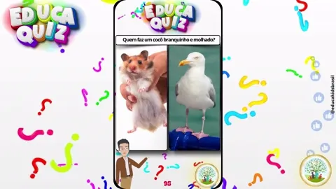 SuperQuiz 01 - 10 Quizzes Sobre Animais com Exp