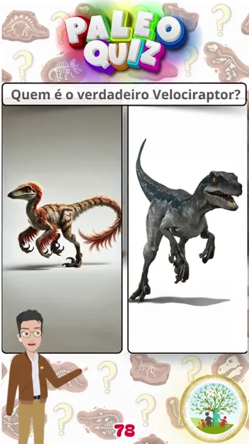 Descubra o Verdadeiro Velociraptor! Quiz Divert