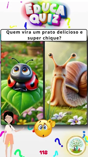 Joaninha ou Escargot Descubra Qual É o Prato C