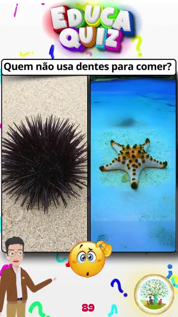 Qual desses animais não usa dentes para comer