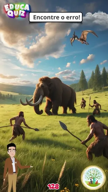 Tem Algo Errado Nesta Cena Pré-Histórica! 🧐🦖